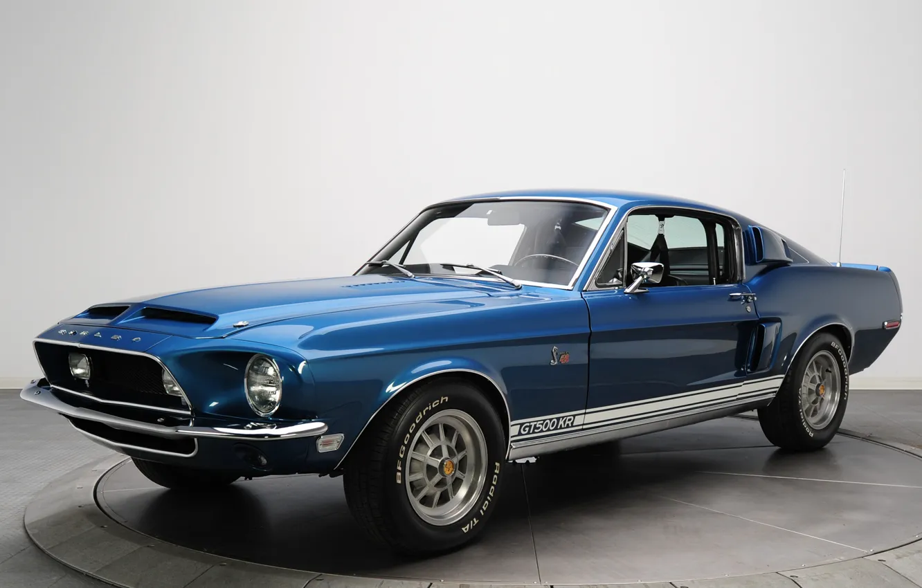 Photo wallpaper Shelby GT500, Ford Mustang, 1968