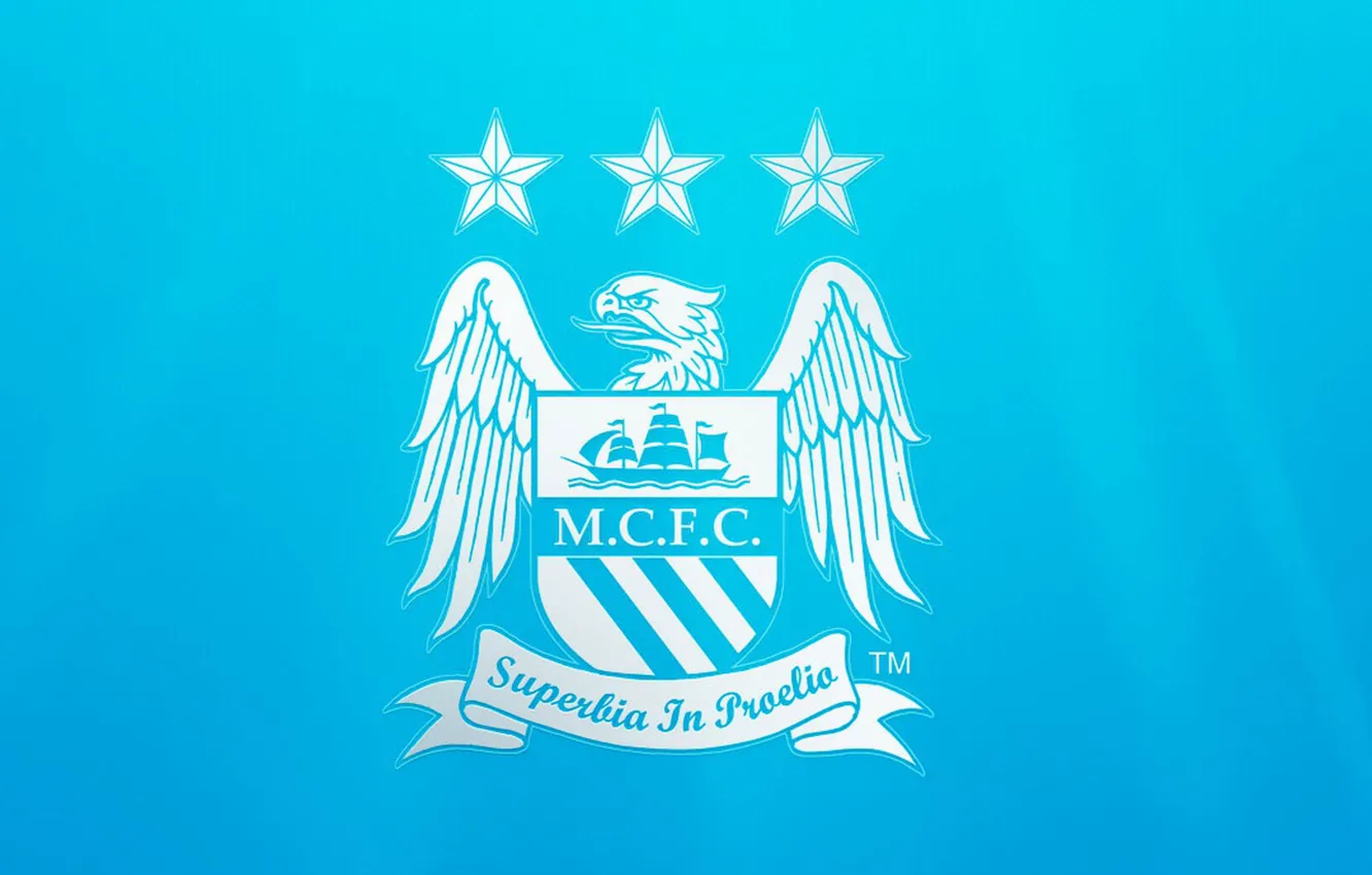 Photo wallpaper wallpaper, sport, logo, football, Manchester City FC