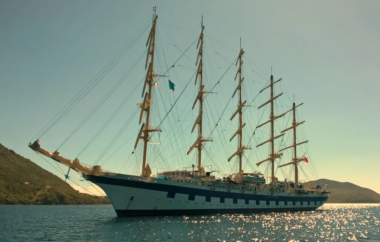 Photo wallpaper ship, sailboat, Star Clippers