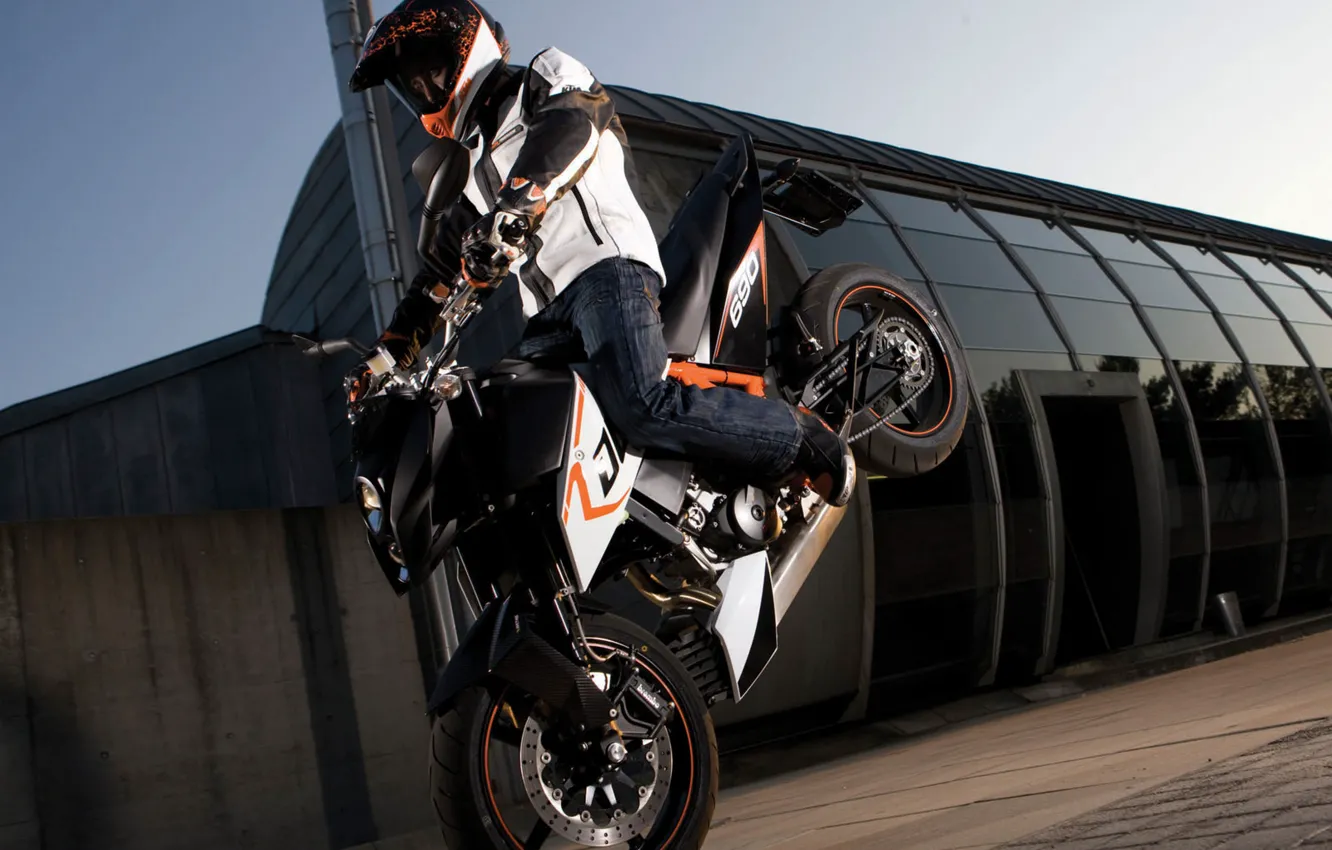 Photo wallpaper KTM, 690, SuperDuke