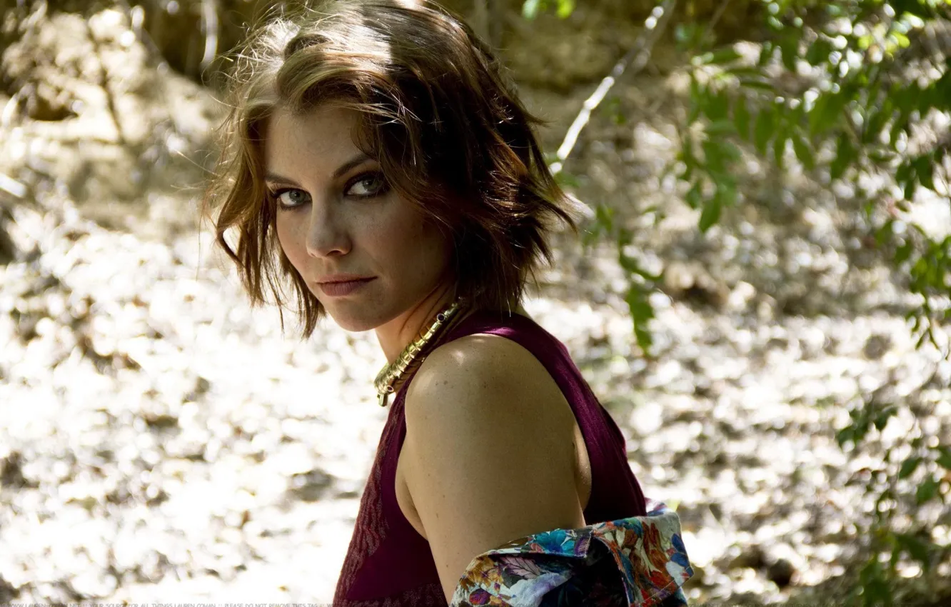 Photo wallpaper portrait, actress, Lauren Cohan