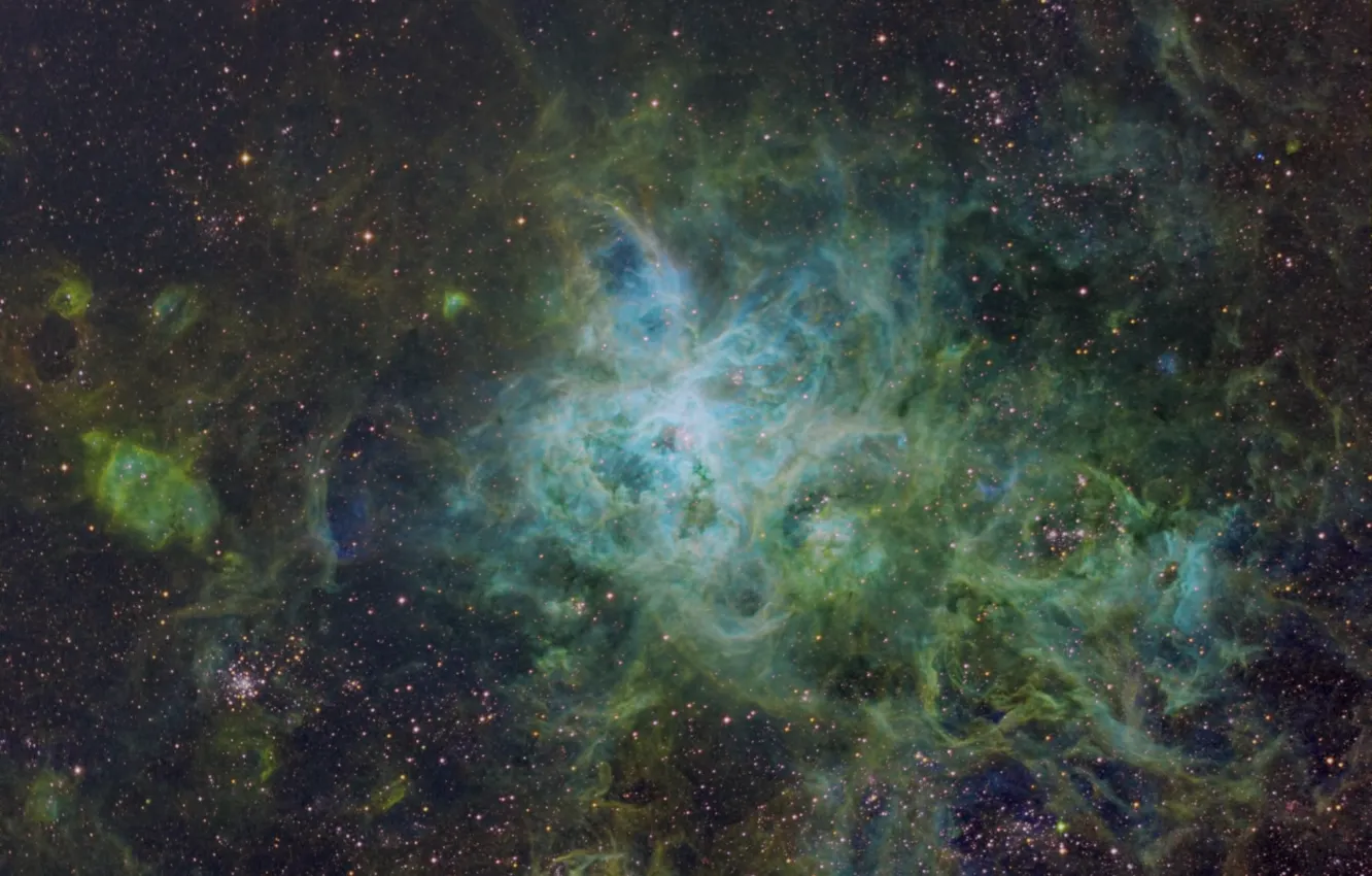 Photo wallpaper stars, nebula, nebula, tarantula