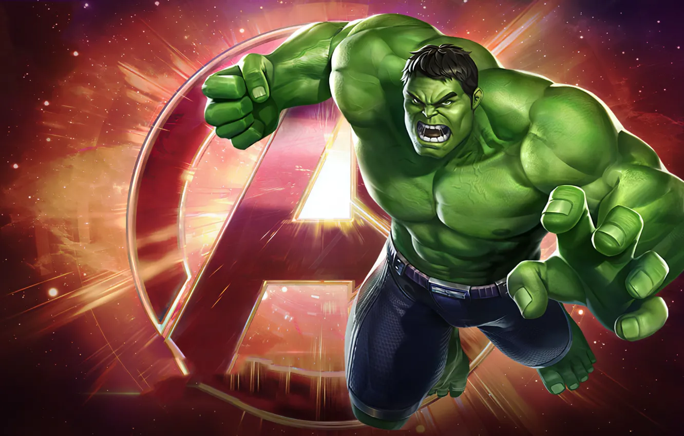 Photo wallpaper Hulk, Marvel Comics, Marvel’s Avengers