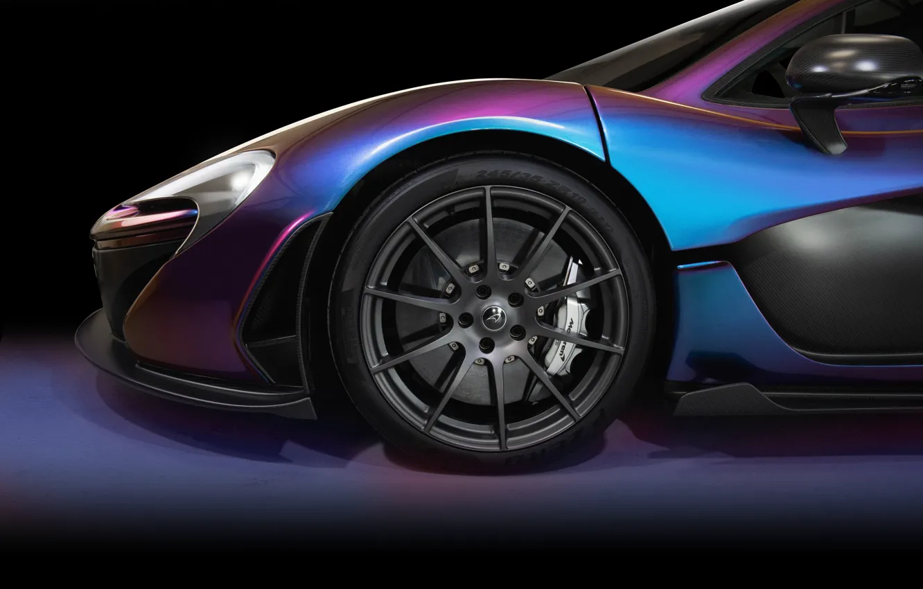Photo wallpaper McLaren, wheel, McLaren P1, P1