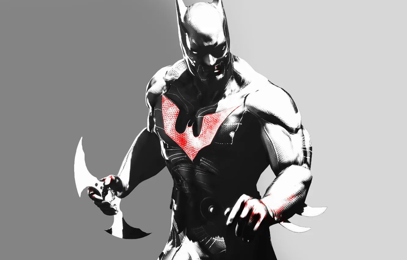 Photo wallpaper Batman, suit, BEYOND