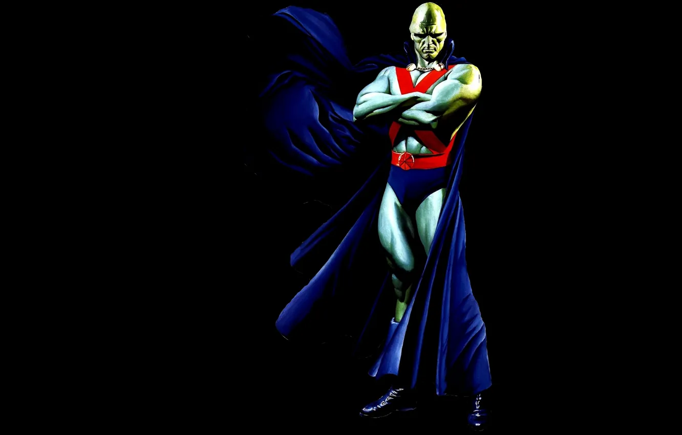Photo wallpaper comic, DC Comics, Martian Manhunter, J onn J of onss, 'nsb I onzz, Martian Manhunter