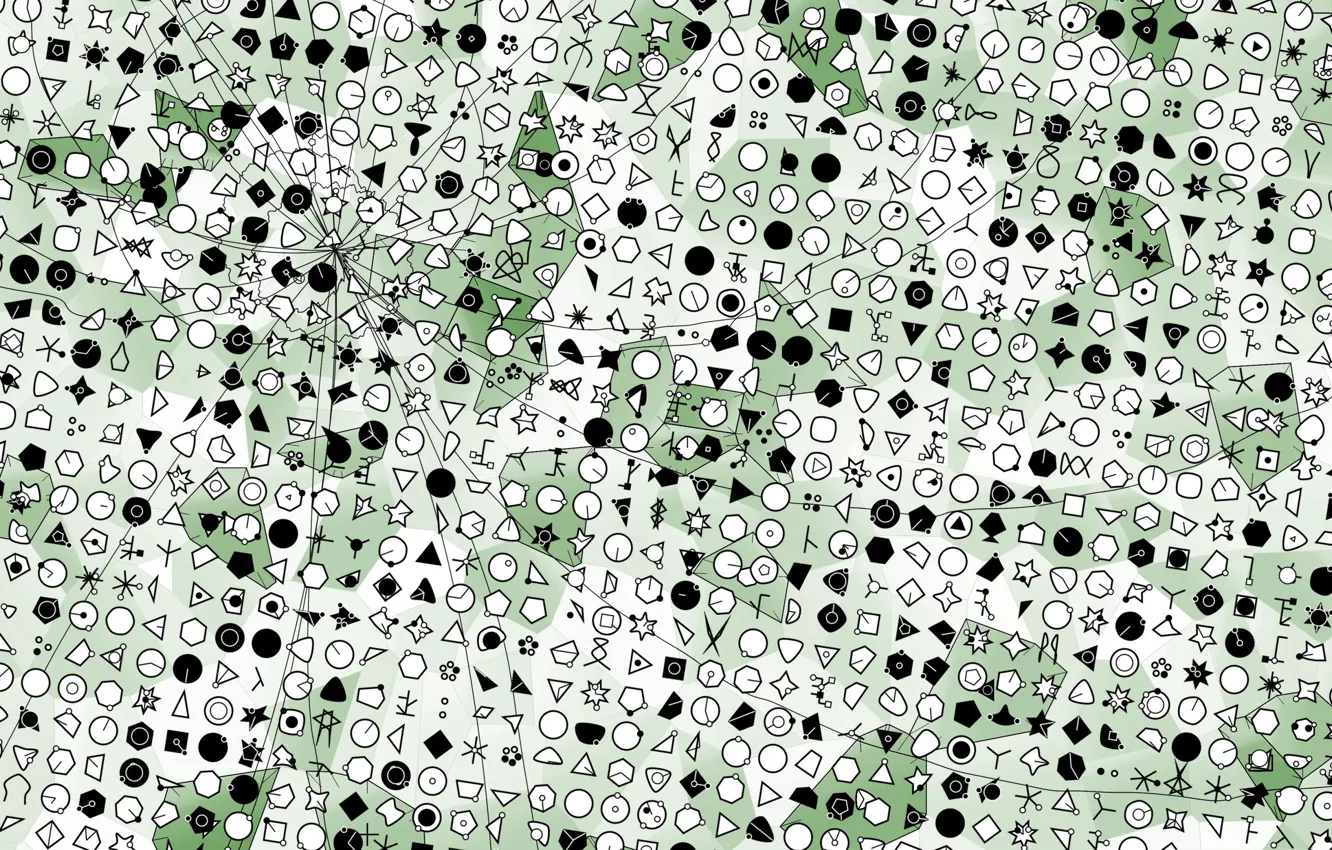 Photo wallpaper abstraction, sign, pattern, chaos