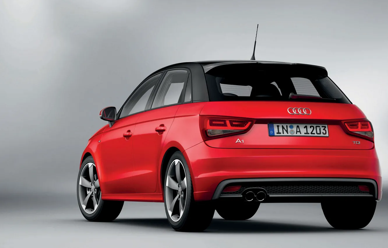 Photo wallpaper machine, lights, audi A1