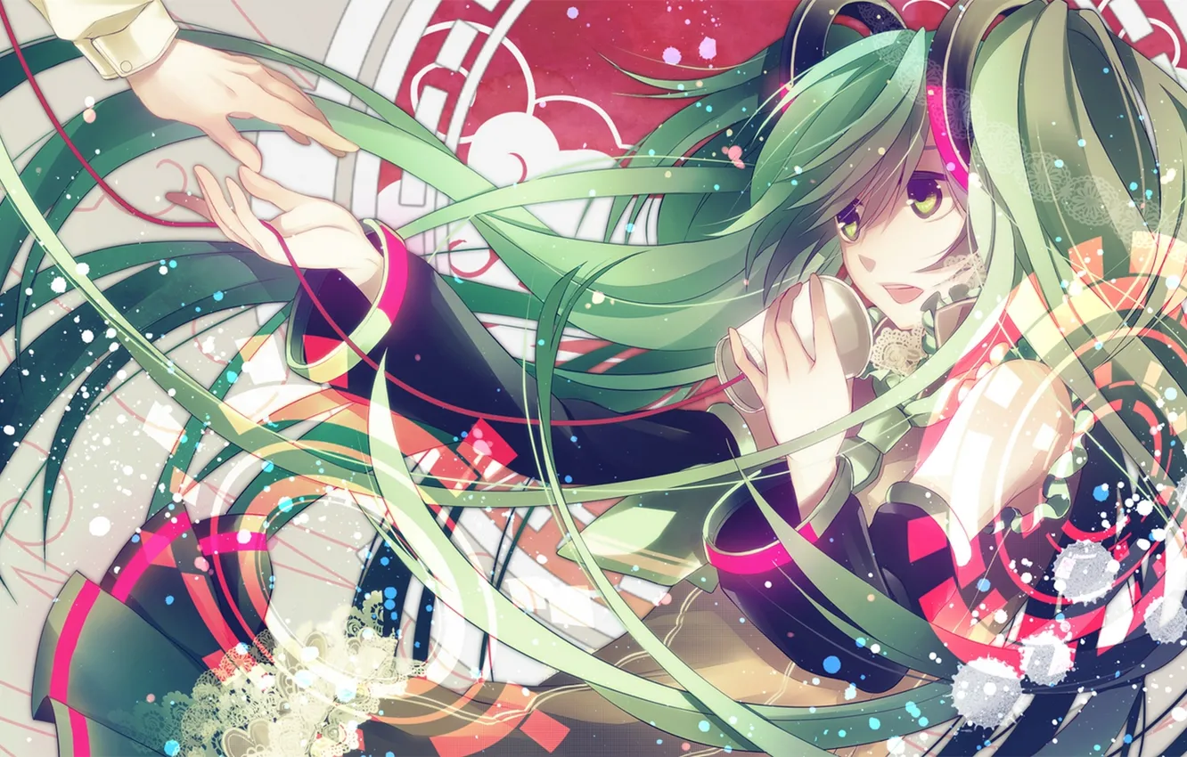 Photo wallpaper girl, anime, vocaloid, hatsune miku, Vocaloid, Hatsune Miku