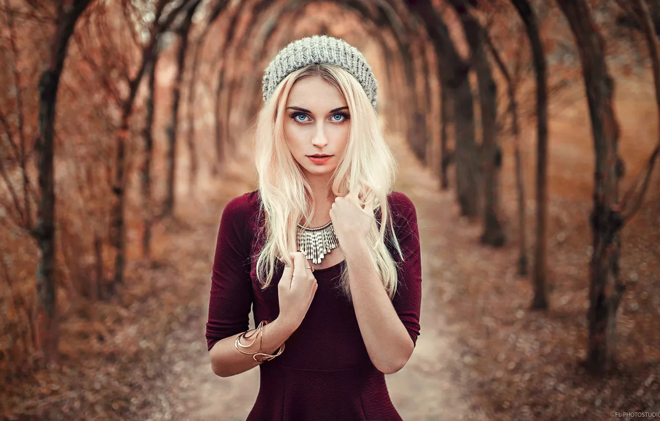 Photo wallpaper girl, fashion, eyes, beautiful, model, beauty, face, hair