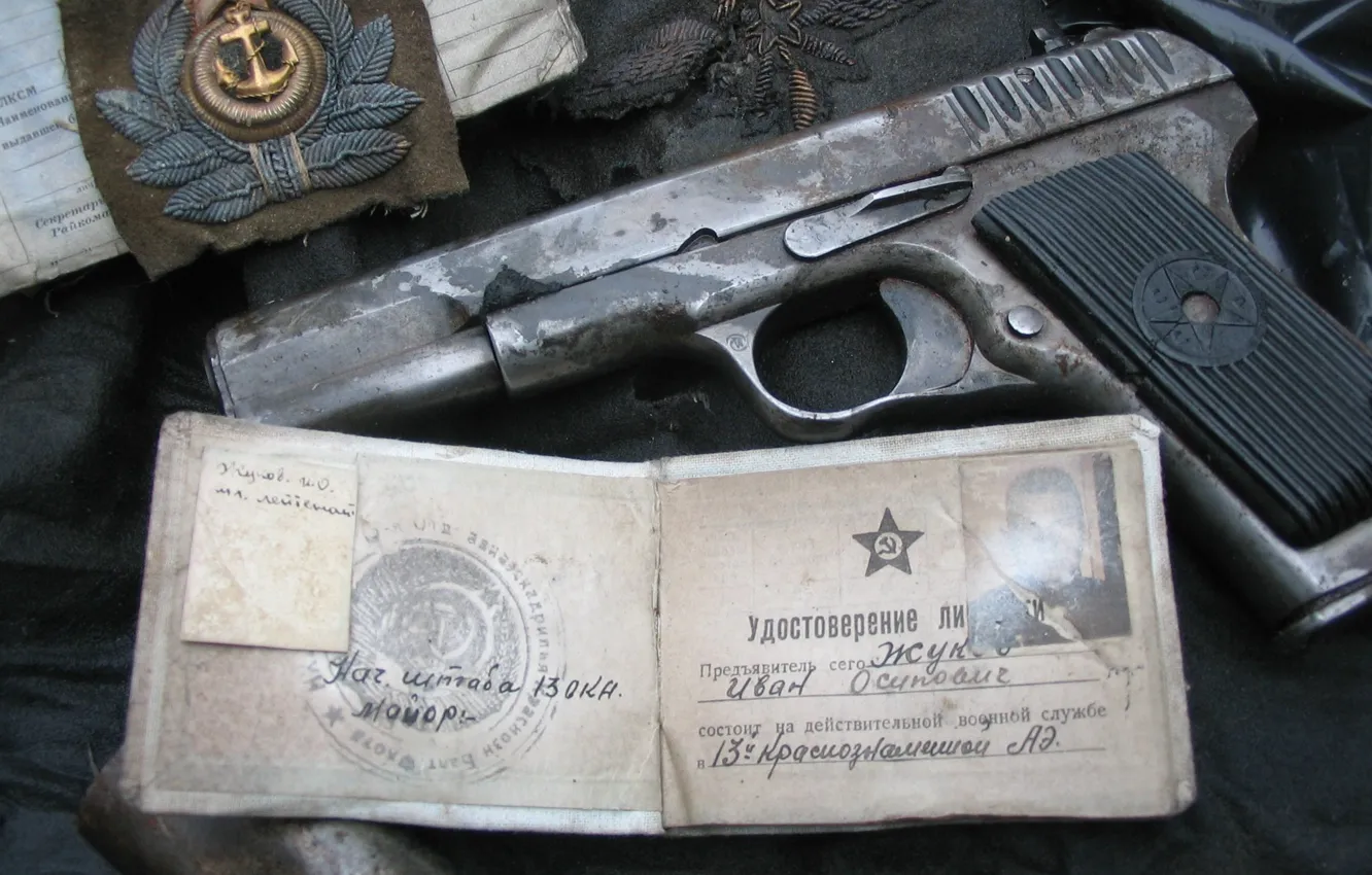 Photo wallpaper gun, USSR, ID