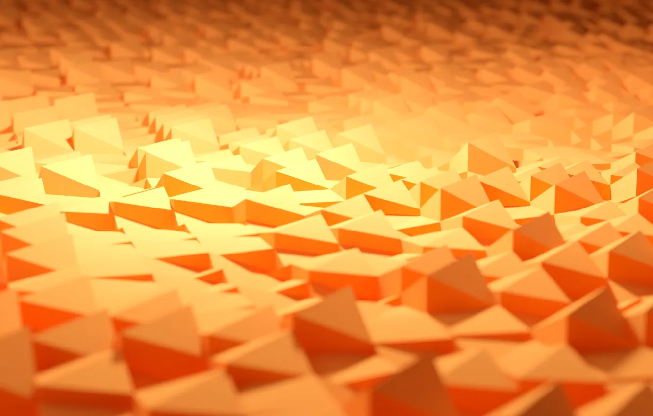 Photo wallpaper sand, macro, light, orange, rendering, geometry