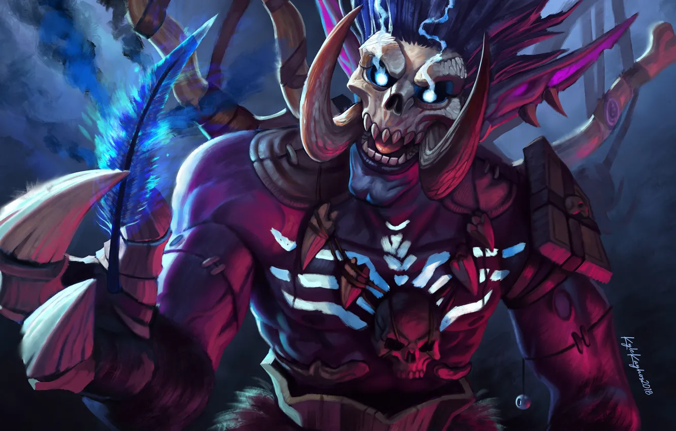 Photo wallpaper fantasy, Blizzard, warcraft, wow, troll, Characters, Game Art, World of WarCraft