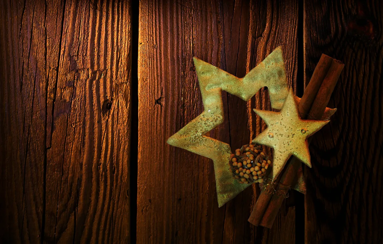 Photo wallpaper stars, holiday, new year