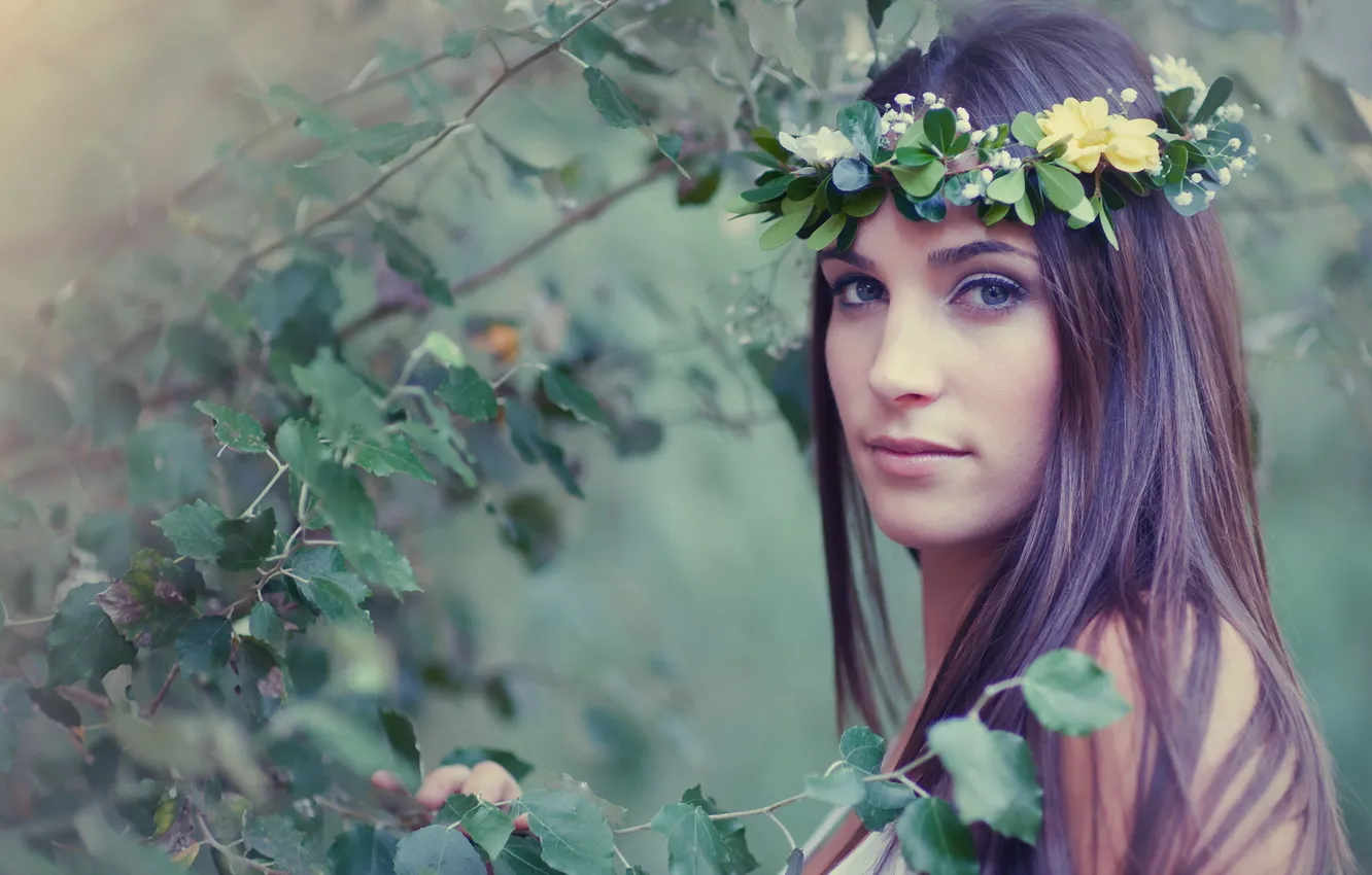 Photo wallpaper background, Modelo, Olga Rodriguez