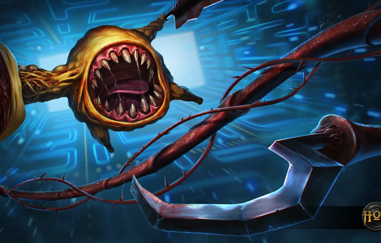 Photo wallpaper monster, hon, 8-bit, Heroes of Newerth, Devourer, Paku Devourer