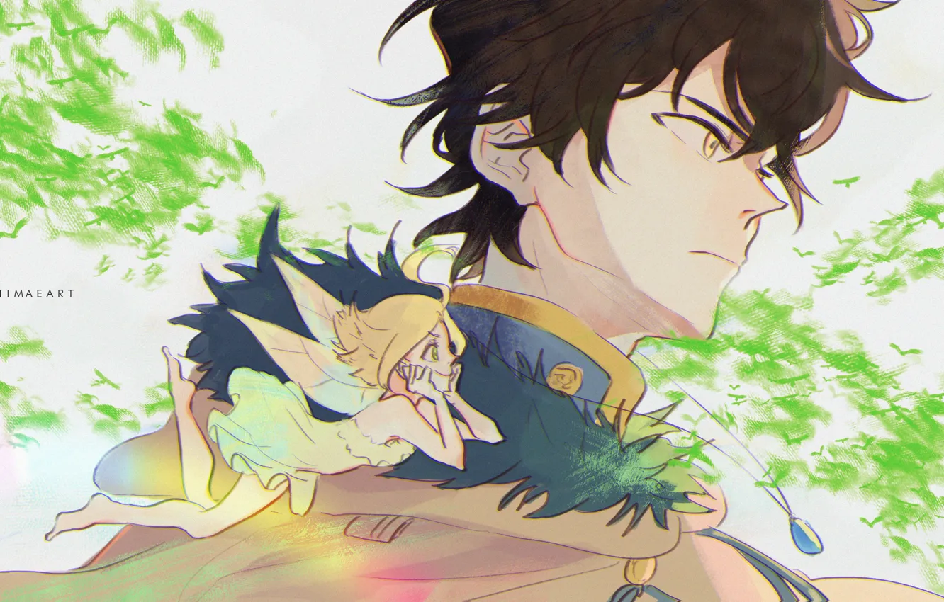 Photo wallpaper yuno, Black Clover, Sylph