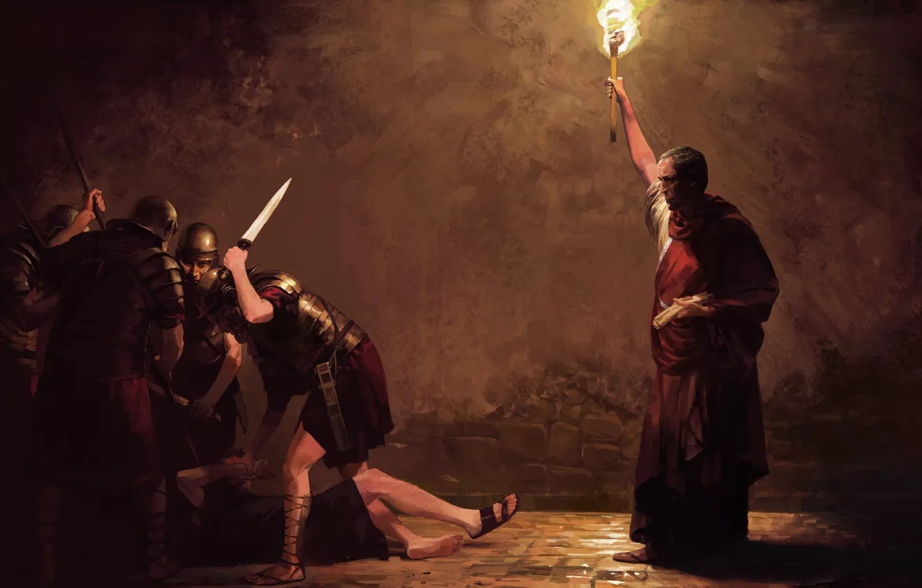 Photo wallpaper weapons, murder, torch, the room, Torch