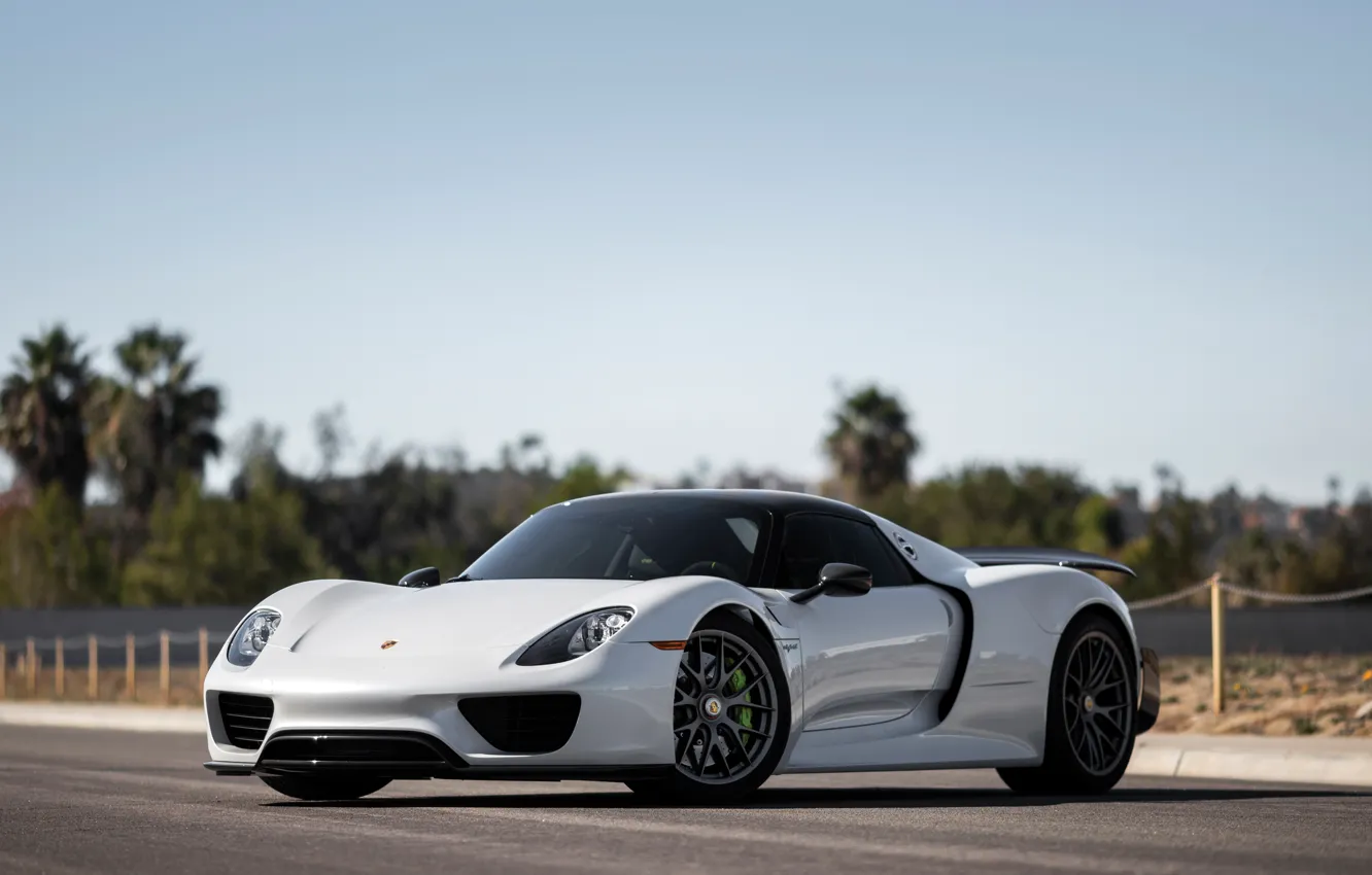 Photo wallpaper Porsche, supercar, Porsche, Spyder, 918