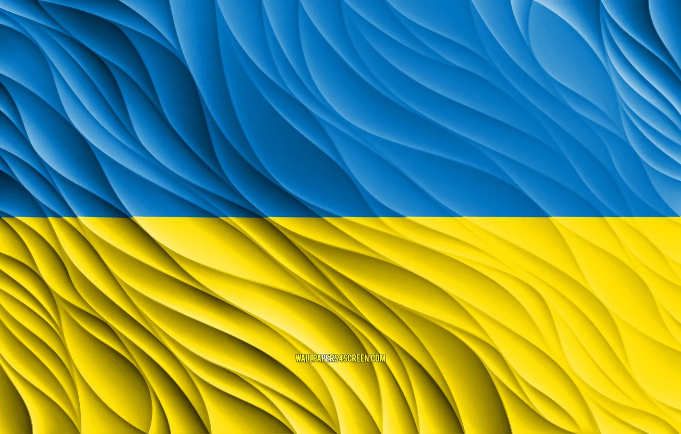 Photo wallpaper symbol, flag, Ukraine, Ukrainian, Flag Of Ukraine