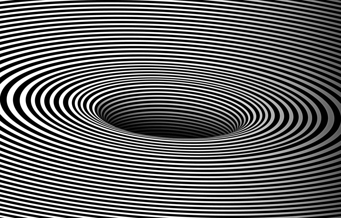 Photo wallpaper Line, Background, Funnel, Illusion, Optical illusion, Cheating, Illusion