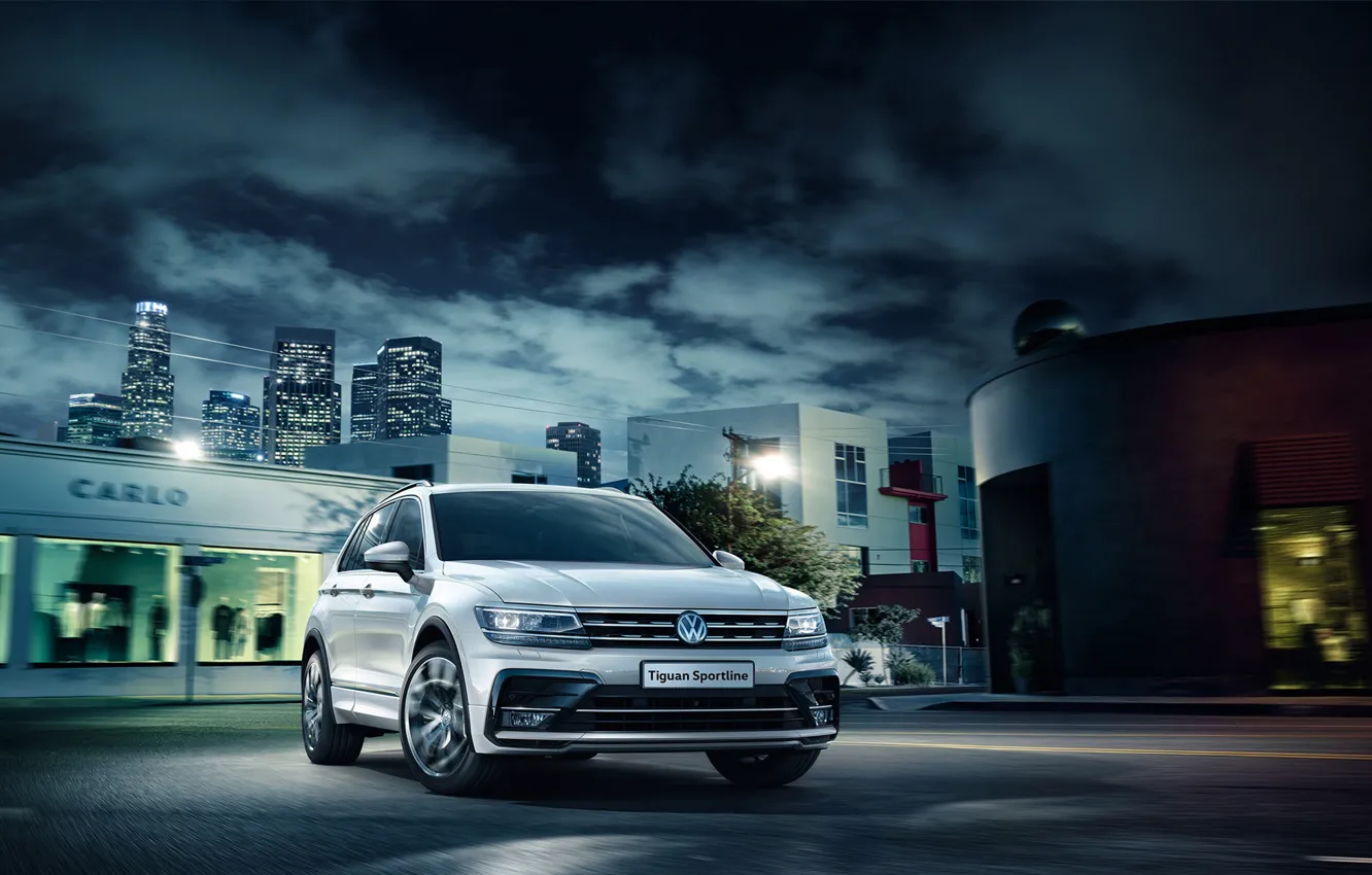 Photo wallpaper Volkswagen, Volkswagen, Tiguan, Sportline, Tiguan