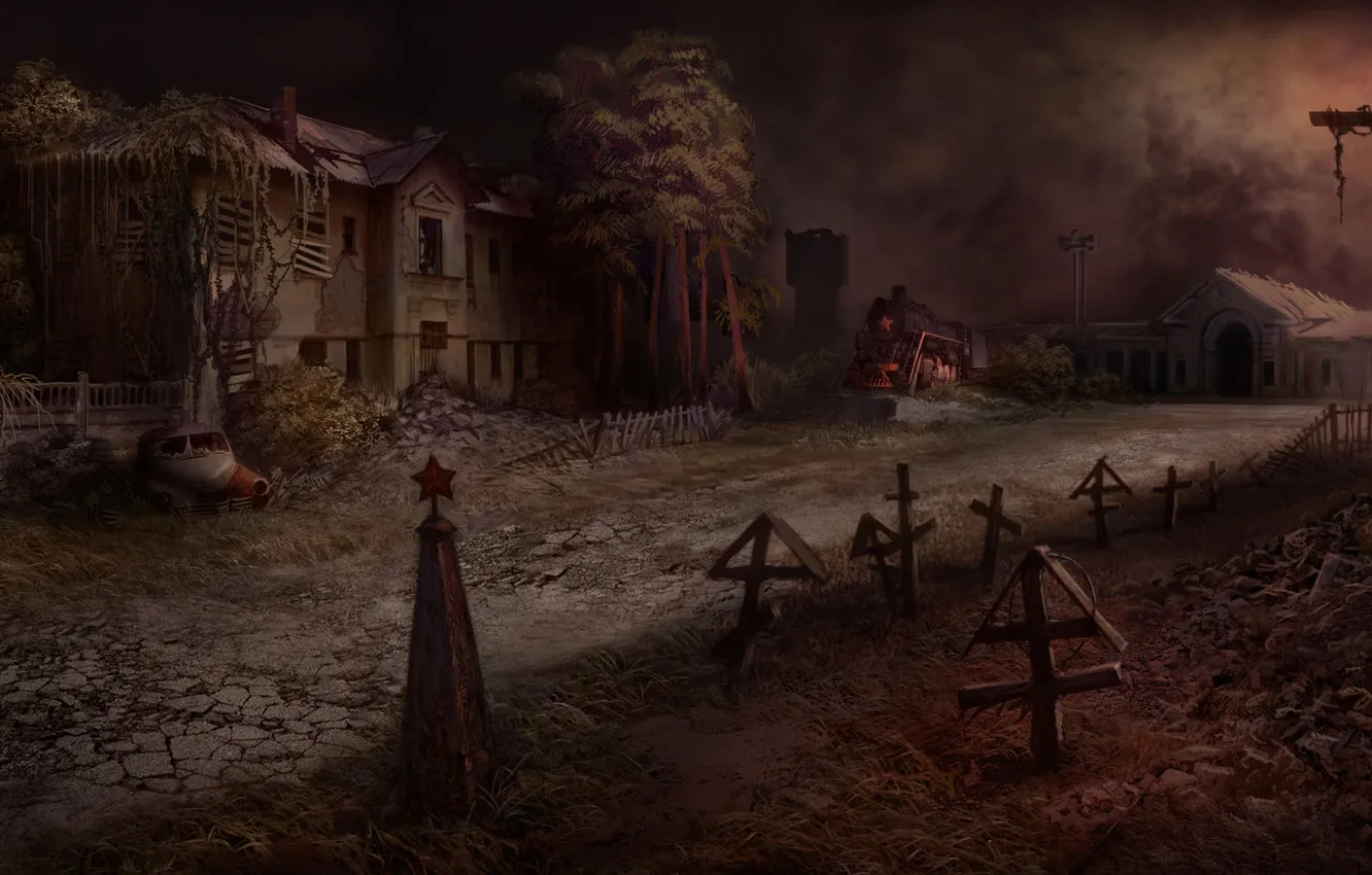 Photo wallpaper the city, Apocalypse, the evening, The New Union, Best Way