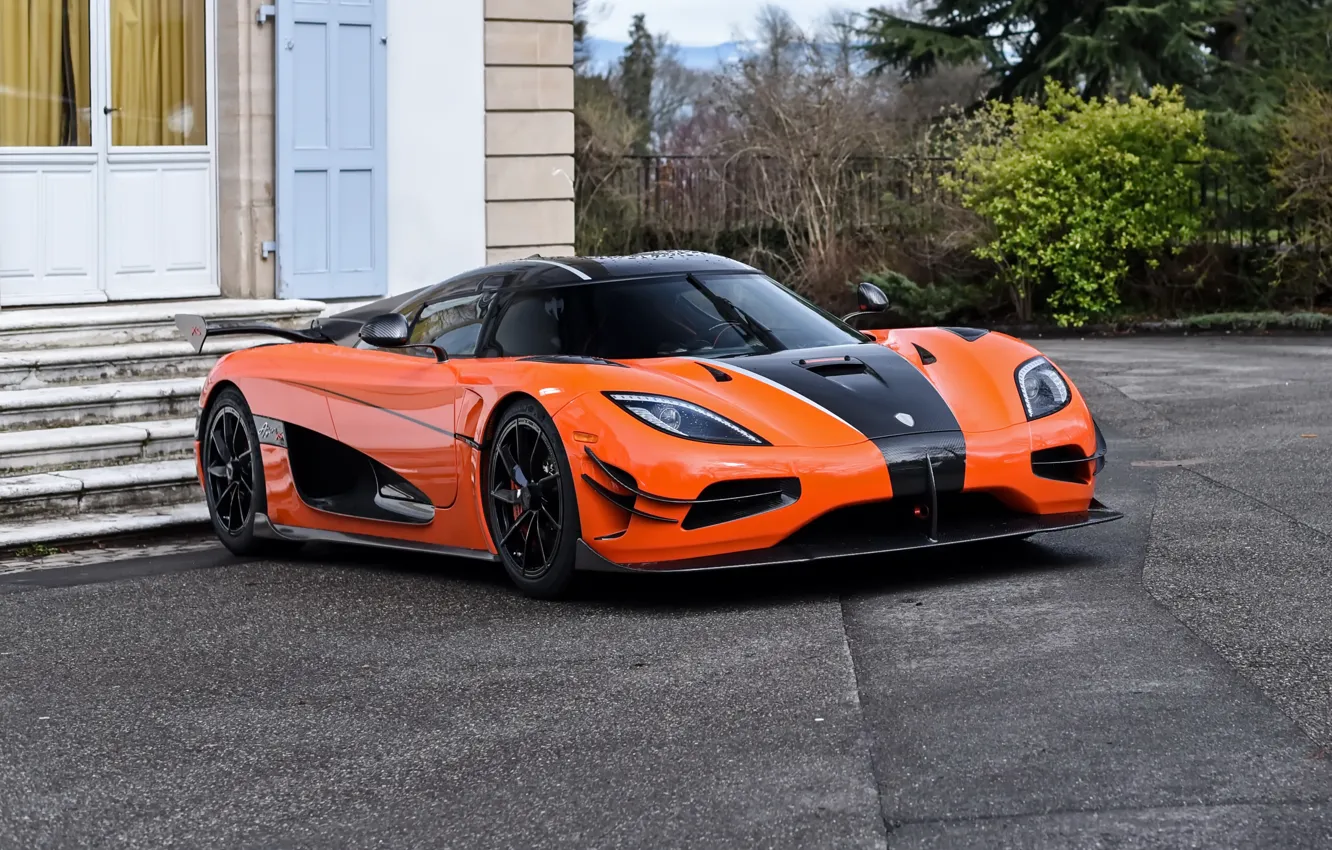 Photo wallpaper agera, orange, koenigsegg