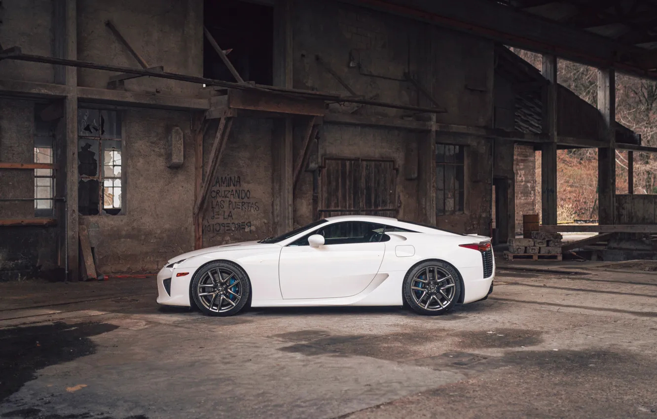 Photo wallpaper Lexus, side, LFA, Lexus LFA