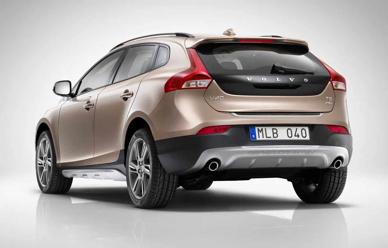 Photo wallpaper Volvo, V40, crosscountry