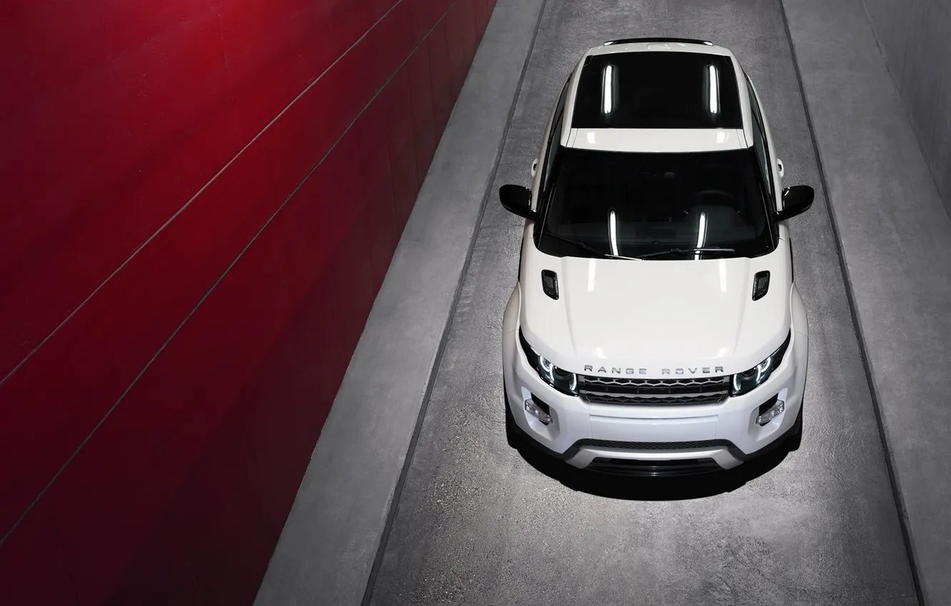 Photo wallpaper road, car, machine, auto, the tunnel, SUV, Parking, Range Rover