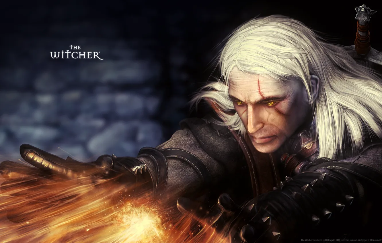 Photo wallpaper Signs, The Witcher, The Witcher, Igny