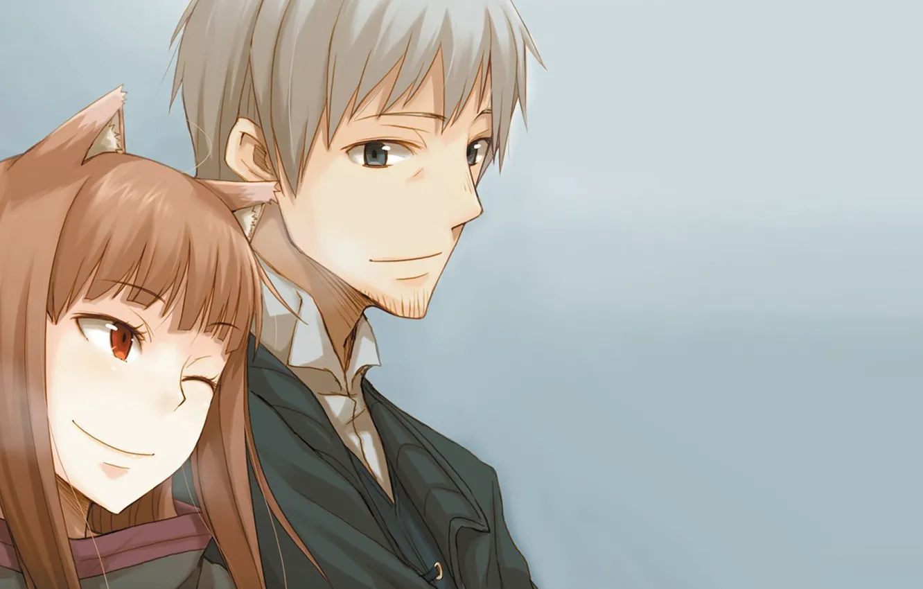 Photo wallpaper art, Holo, Spice and Wolf, Spice and wolf, Lourens
