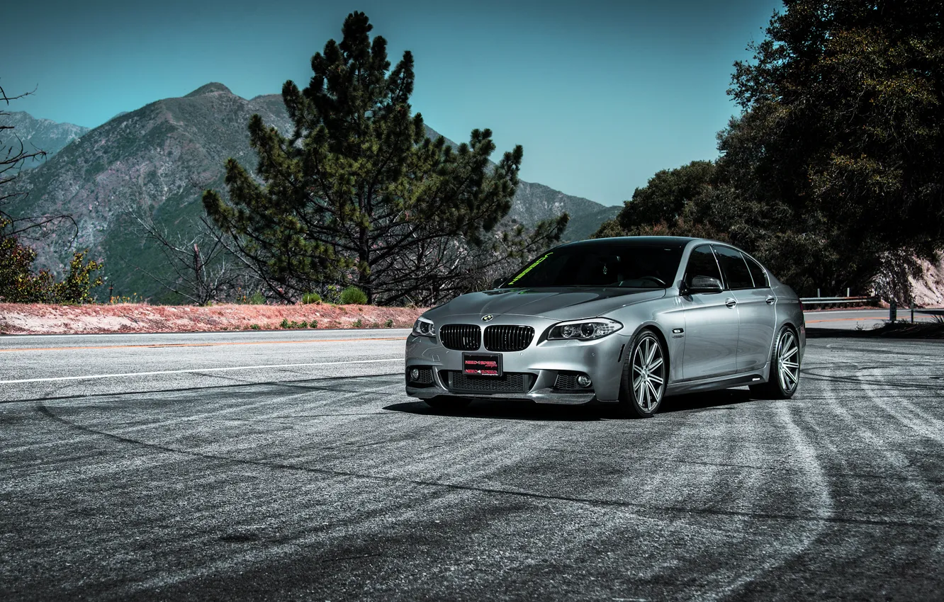 Photo wallpaper car, tuning, bmw m5, rechange