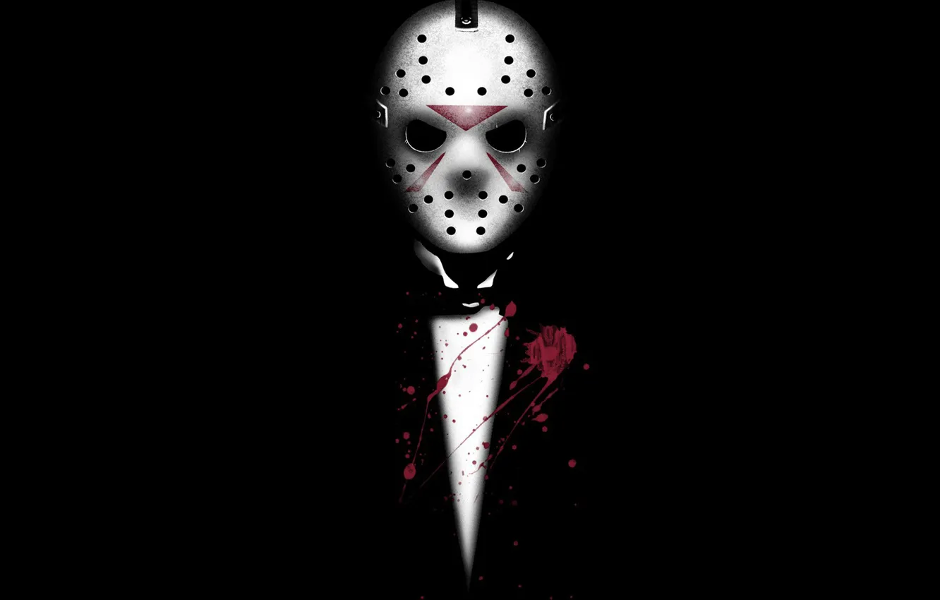 Photo wallpaper blood, Jason Voorhees, Jason Voorhees, Friday the 13th, The Friday the 13th, hockey mask