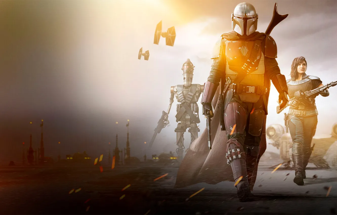 Photo wallpaper movies, tv series, mandalorian