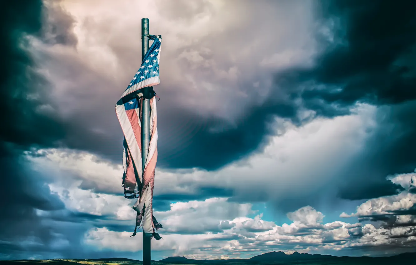 Photo wallpaper America, United States, banner, the consequences, sanctions, the near future, pride