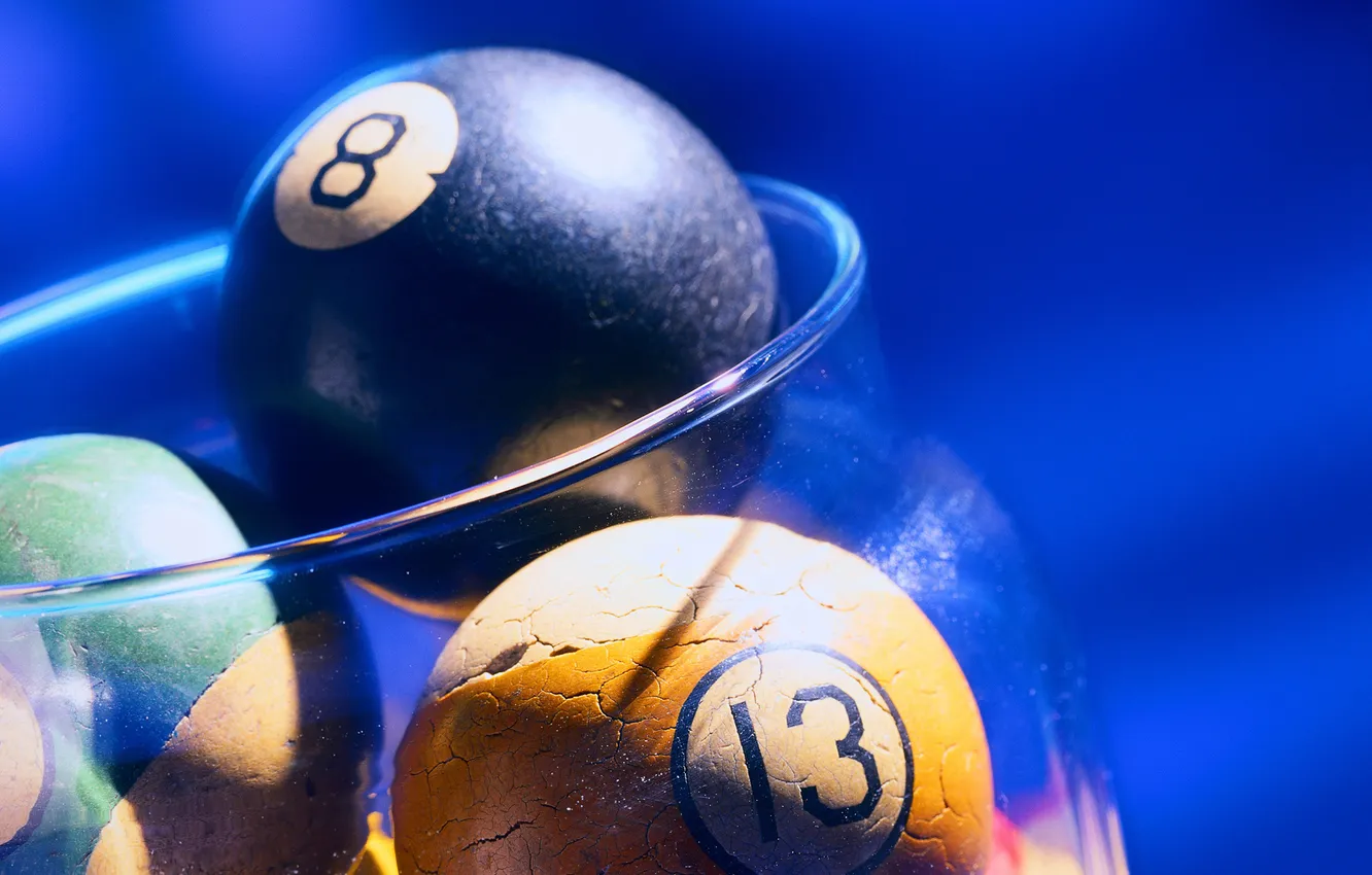 Photo wallpaper macro, balls, the game, Billiards, game, balls, rooms, 1920x1200