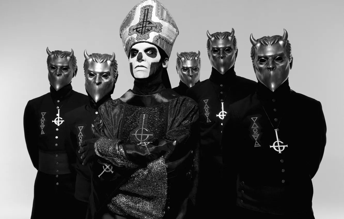 Photo wallpaper Ghost, nameless ghouls, 2015, Papa Emeritus III