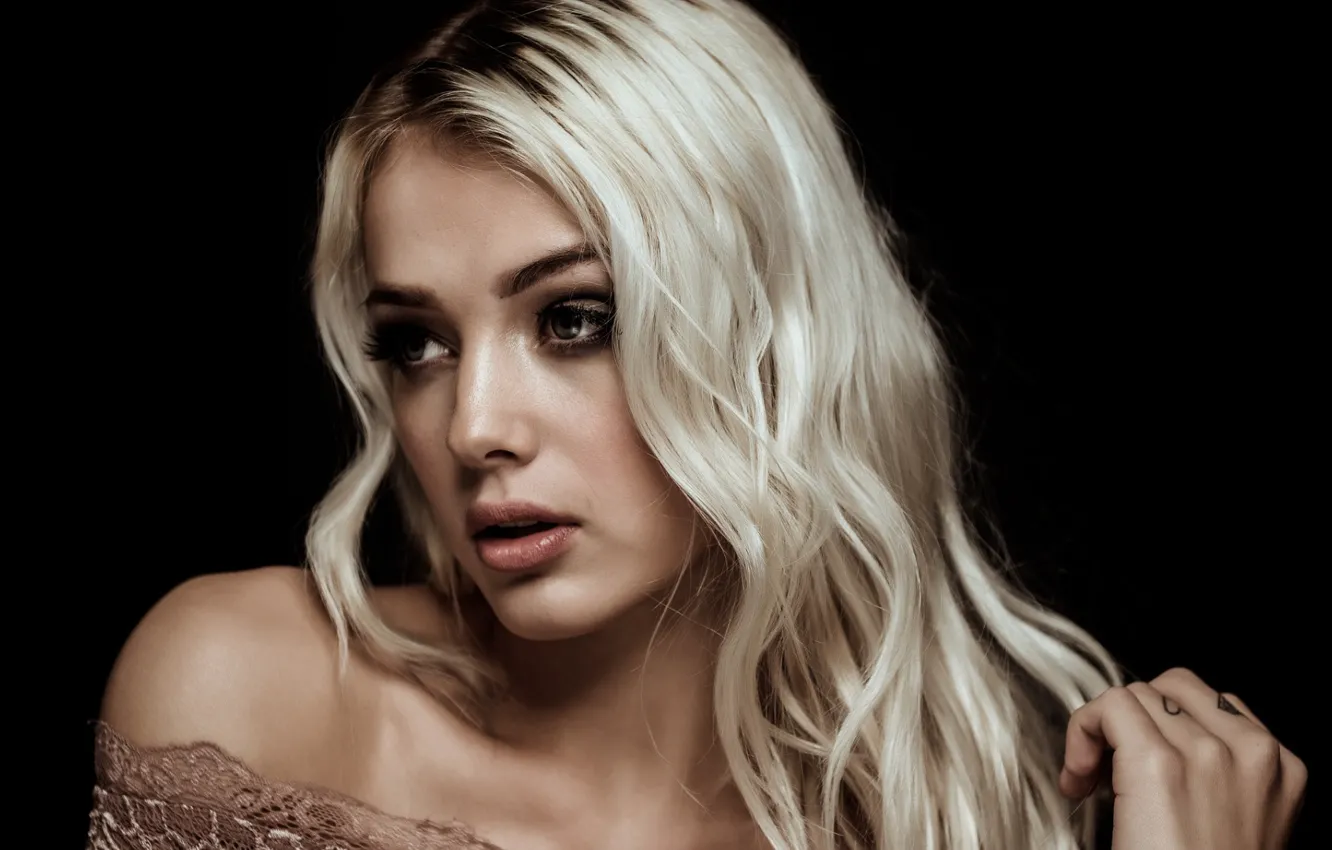 Photo wallpaper model, Blonde, Simone, Beautiful Girls, Borg, Jorgensen