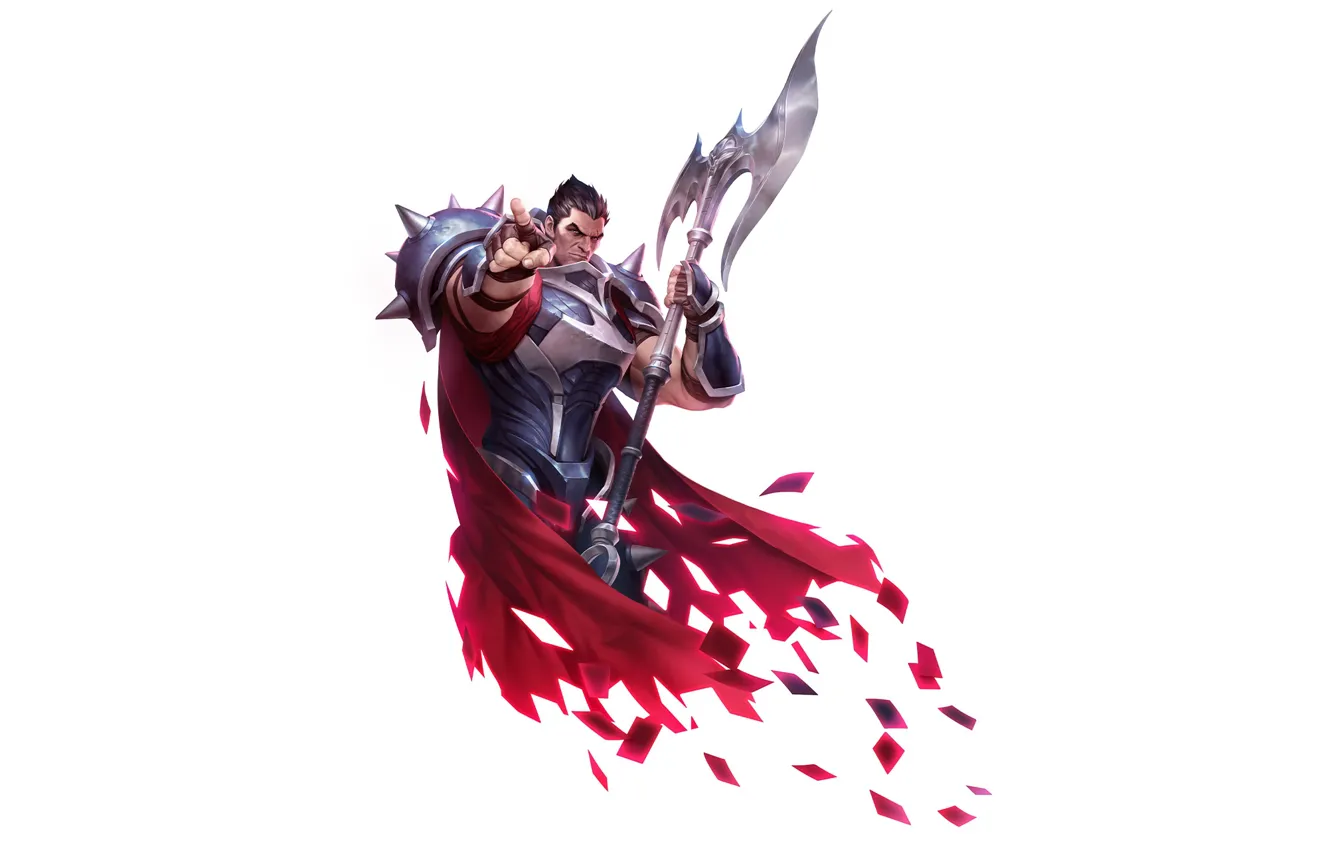 Photo wallpaper man, axe, Darius, Legends of Runeterra