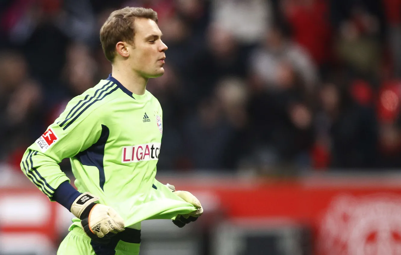 Photo wallpaper man, football, Manuel Neuer, goalkeeper, FC Bayern, Bayern Munich, brutal