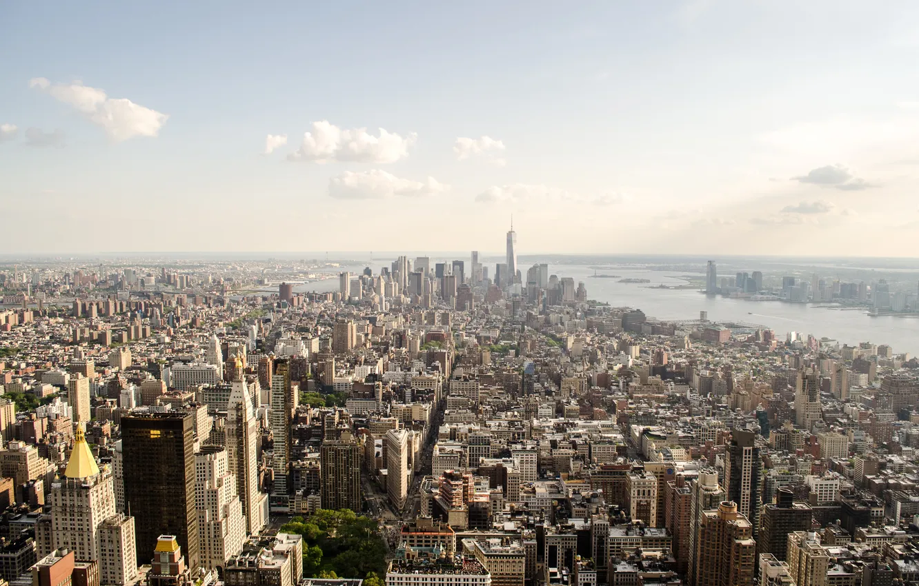 Photo wallpaper building, skyscrapers, USA, megapolis