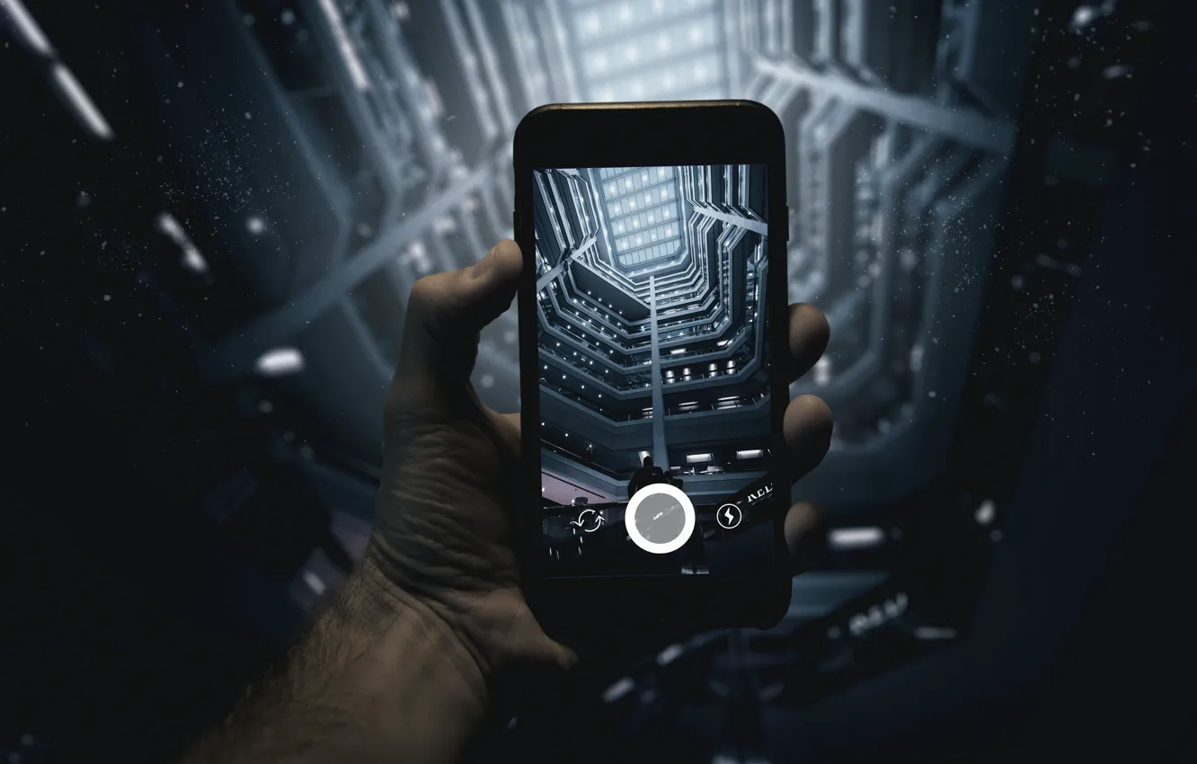 Photo wallpaper background, hands, aifon