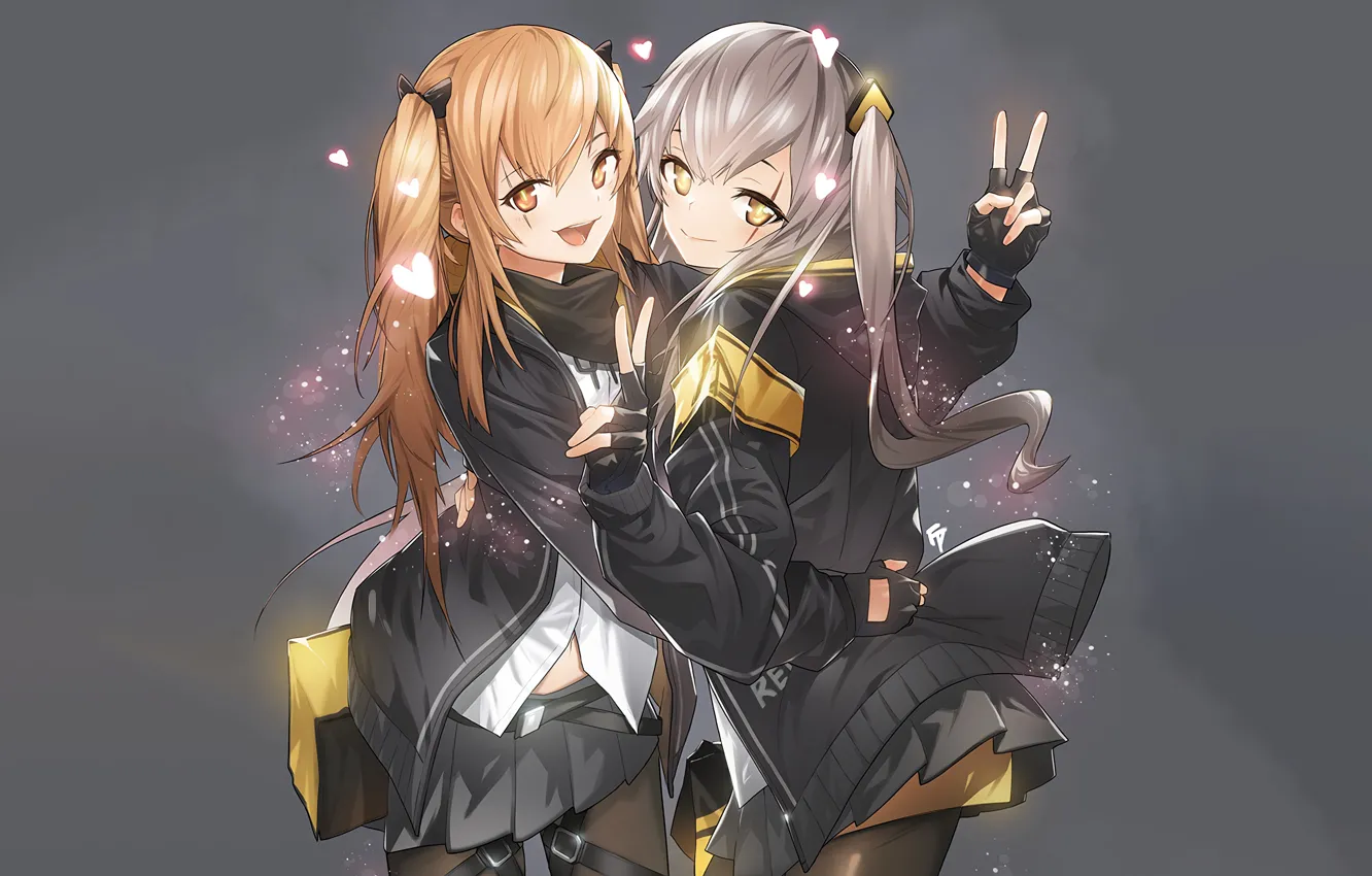 Photo wallpaper girl, sexy, anime, beautiful, pretty, attractive, handsome, UMP45