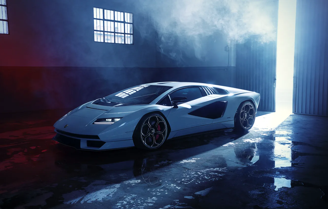 Photo wallpaper supercar, car, Lamborghini Countach LPI 800-4