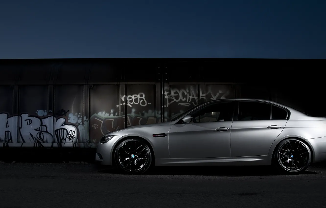 Photo wallpaper BMW, BMW, profile, E90, The 3 series