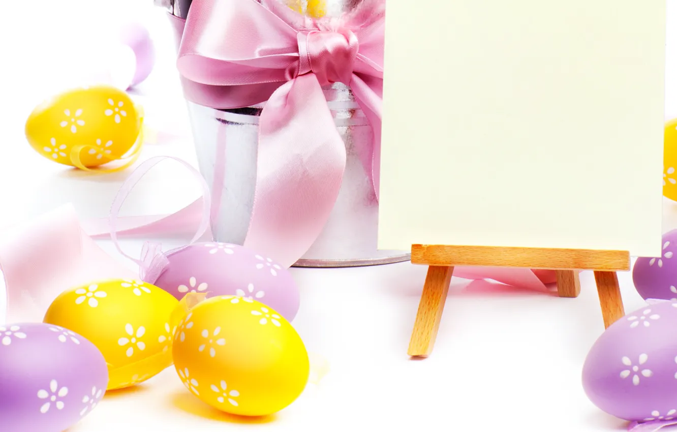 Photo wallpaper eggs, Easter, Easter, Holidays