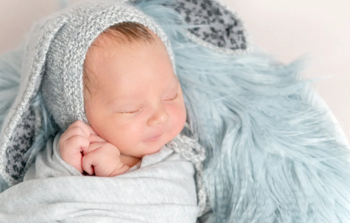 Photo wallpaper sleep, baby, baby