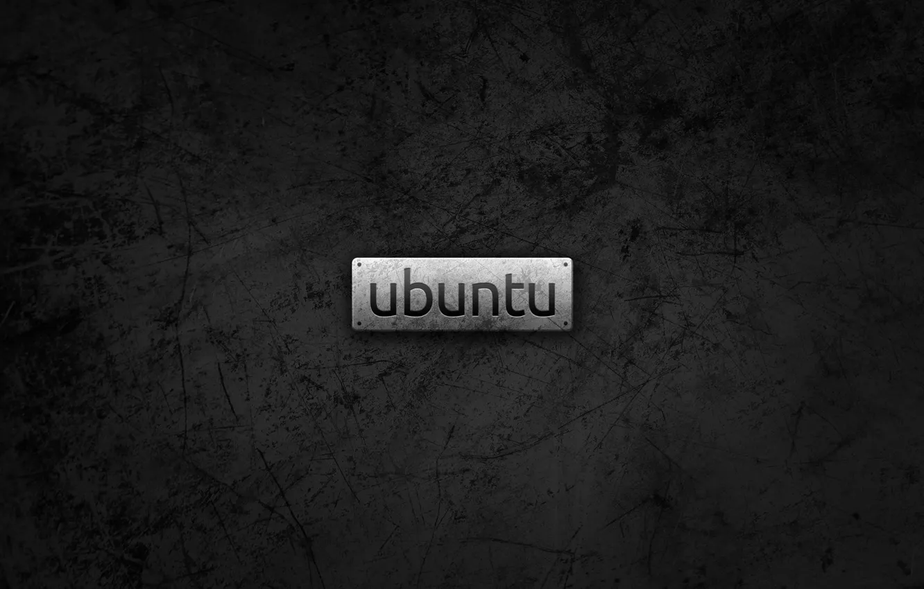 Photo wallpaper logo, Metal, logo, Linux, style, Linux, Ubuntu, Ubuntu